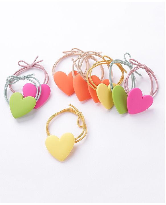 Babyhug Rubber Bands Set of 4 Pairs- Multicolor