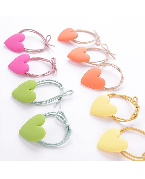 Babyhug Rubber Bands Set of 4 Pairs- Multicolor