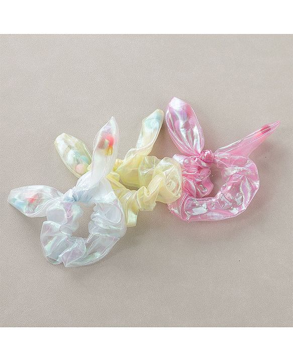 Babyhug Rubber Bands Knot Design Pack Of 3 - Multicolor