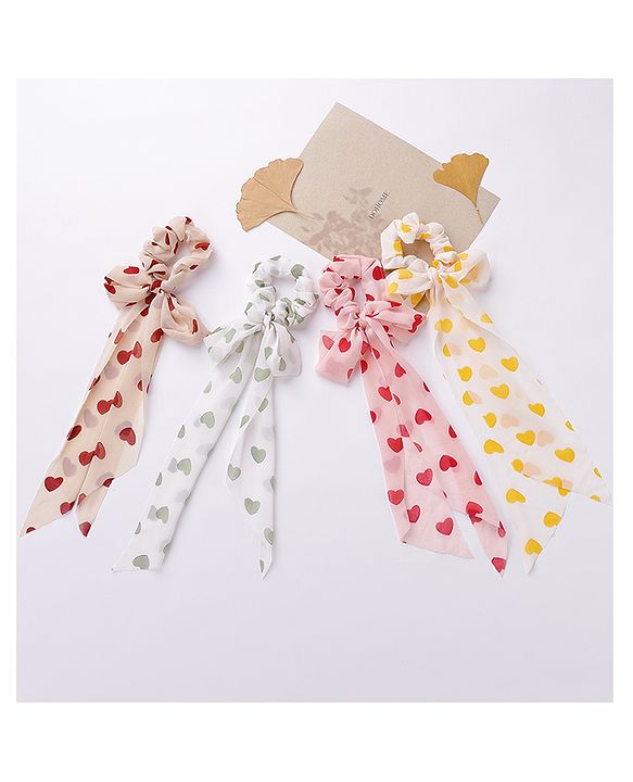 Babyhug Scrunchies Pack of 4 - Multicolour