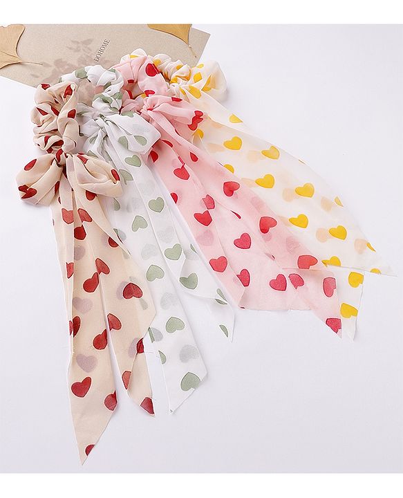 Babyhug Scrunchies Pack of 4 - Multicolour