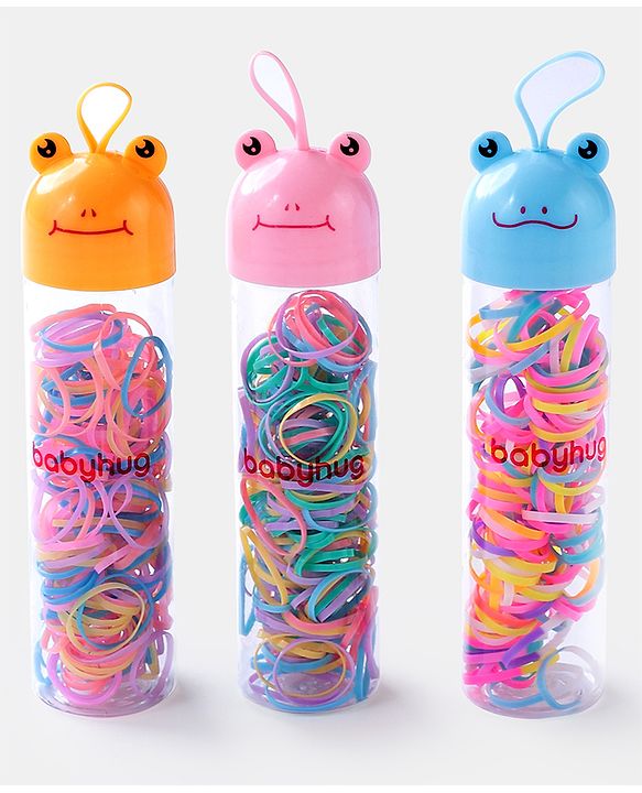 Babyhug Free Size Rubber Bands Sets of 3 - Multicolor