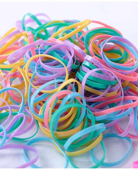 Babyhug Free Size Rubber Bands Sets of 3 - Multicolor