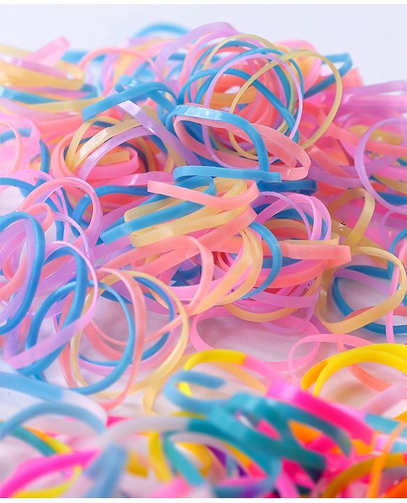 Babyhug Free Size Rubber Bands Sets of 3 - Multicolor