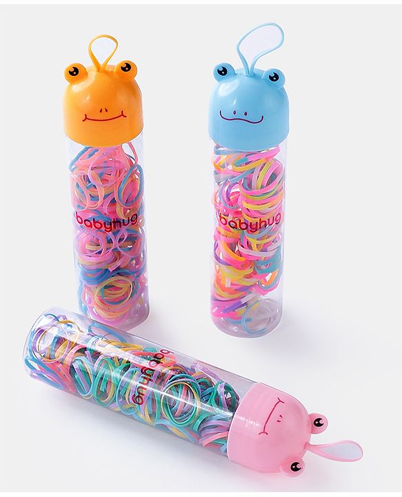 Babyhug Free Size Rubber Bands Sets of 3 - Multicolor