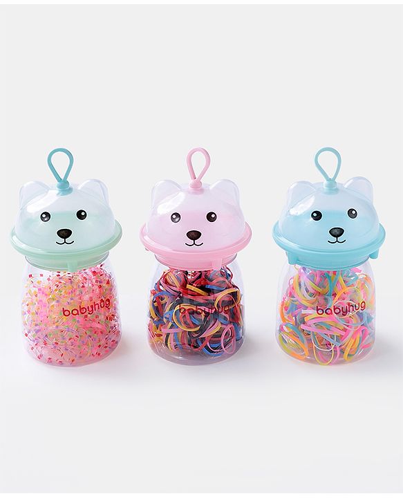 Babyhug Free Size Rubber Bands Sets of 3 - Multicolor