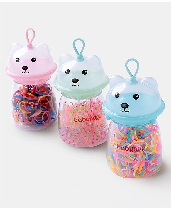 Babyhug Free Size Rubber Bands Sets of 3 - Multicolor