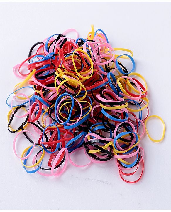 Babyhug Free Size Rubber Bands Sets of 3 - Multicolor