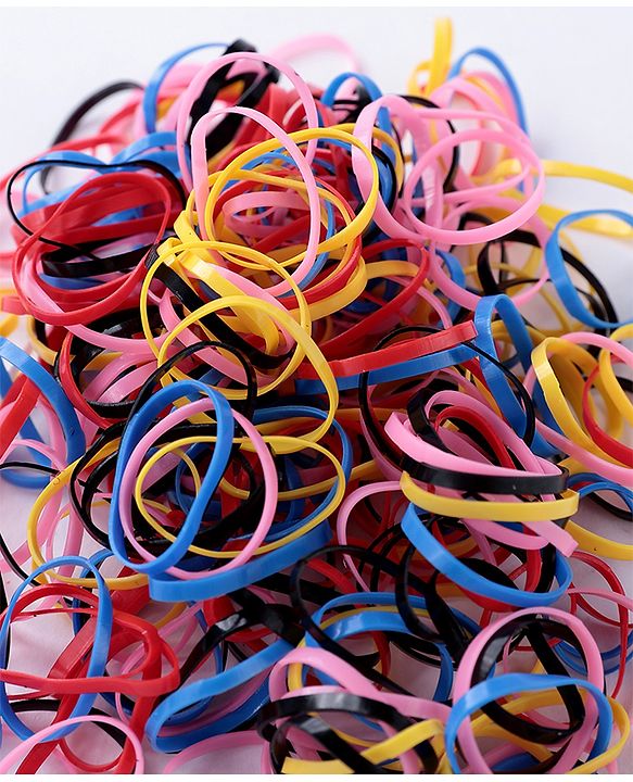 Babyhug Free Size Rubber Bands Sets of 3 - Multicolor