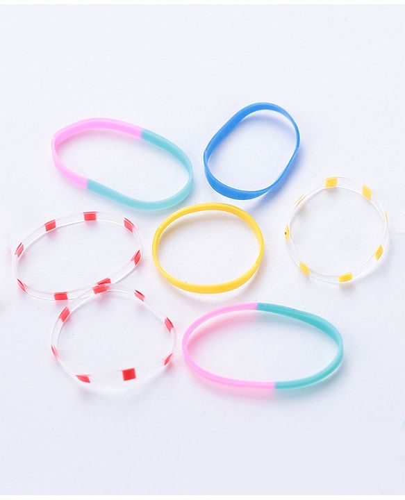 Babyhug Free Size Rubber Bands Sets of 3 - Multicolor