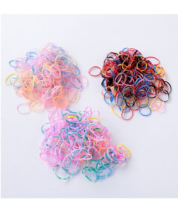 Babyhug Free Size Rubber Bands Sets of 3 - Multicolor