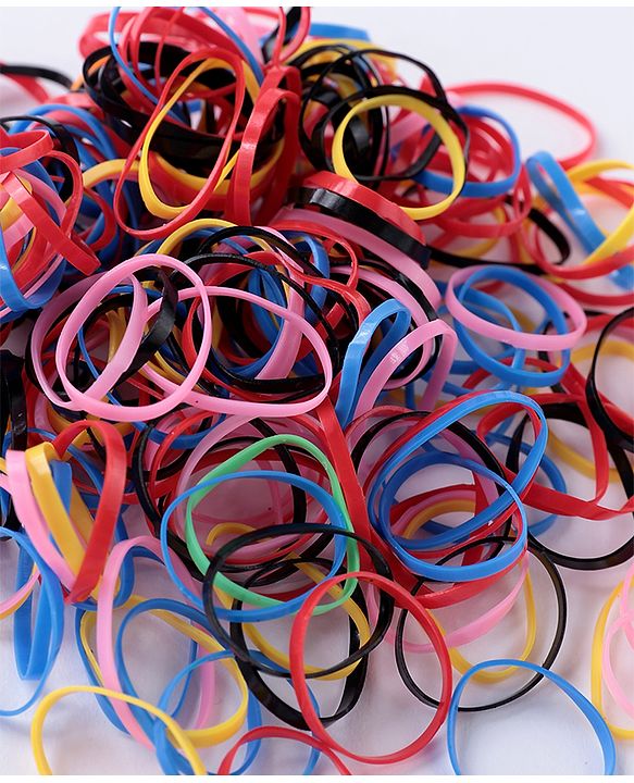 Babyhug Free Size Rubber Bands Sets of 3 - Multicolor