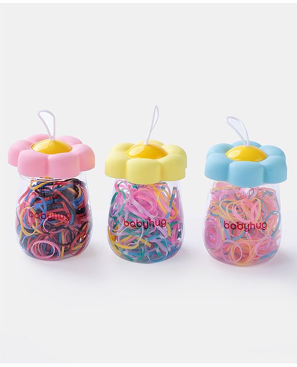 Babyhug Free Size Rubber Bands Sets of 3 - Multicolor