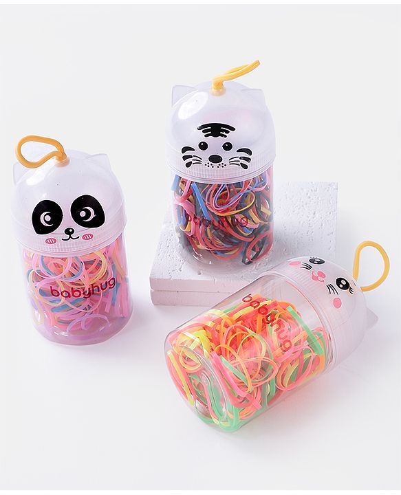Babyhug Free Size Rubber Bands Sets of 3 - Multicolor