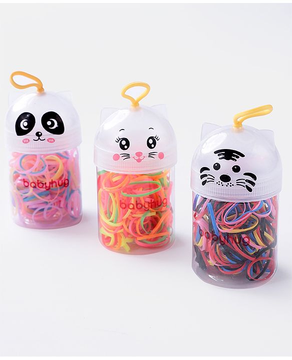 Babyhug Free Size Rubber Bands Sets of 3 - Multicolor