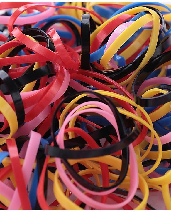 Babyhug Free Size Rubber Bands Sets of 3 - Multicolor
