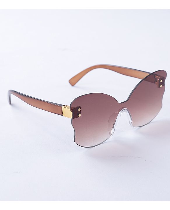 Babyhug Butterfly Shaped Sunglasses - Brown
