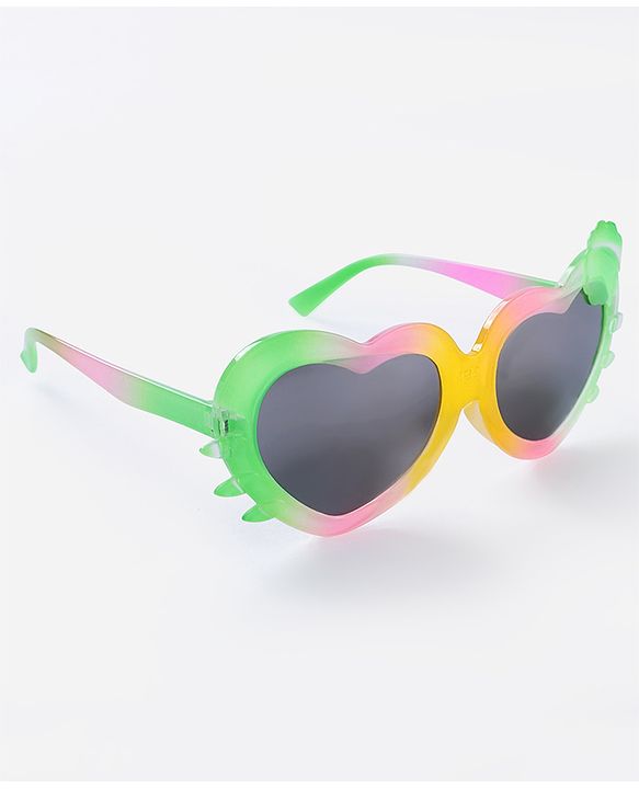 Babyhug Heart Shape Sunglasses Free Size - Multicolour