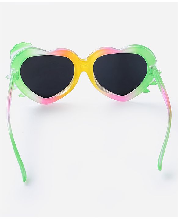 Babyhug Heart Shape Sunglasses Free Size - Multicolour