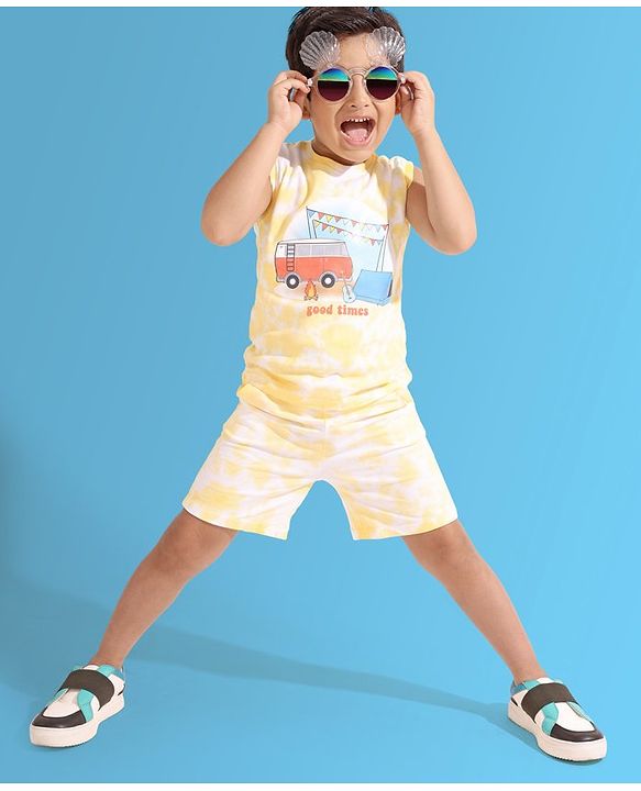 Babyhug Free Size Shell Shape Sunglasses - White