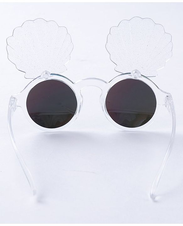 Babyhug Free Size Shell Shape Sunglasses - White