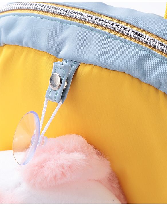 Babyhug Unicorn Soft Toy Backpack - Yellow