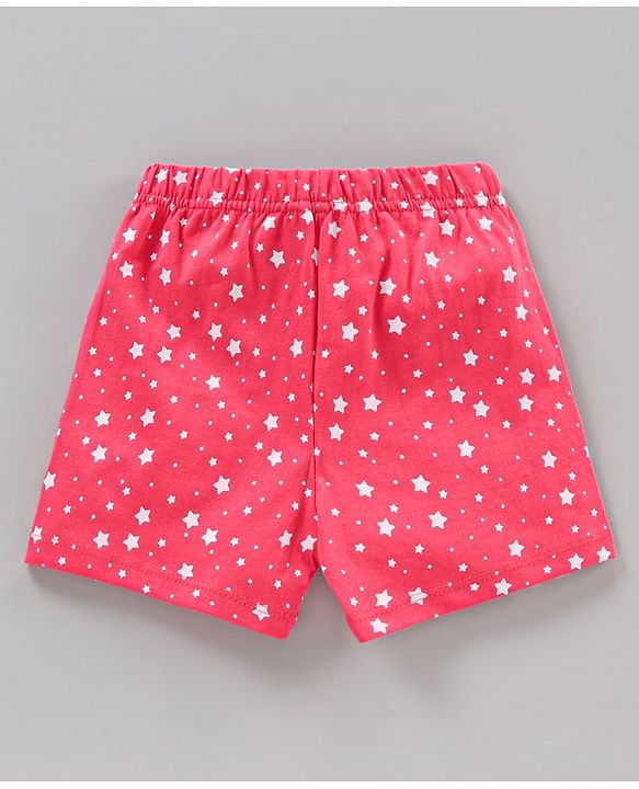 Babyhug Frill Sleeves Night Suit Multiprint - Grey Pink