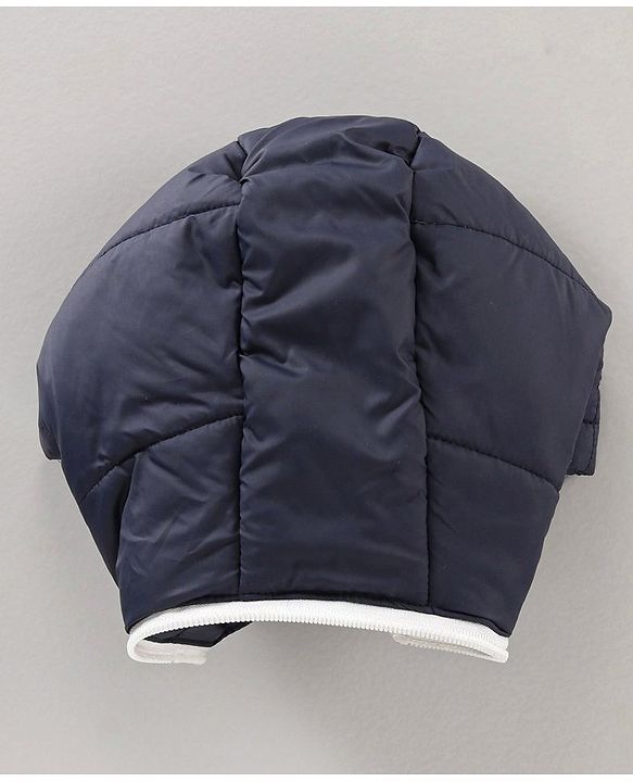 Babyhug Full Sleeves Hooded Fashion Heavy Winter Color Blocked Jacket - Blue