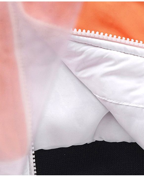 Babyhug Full Sleeves Jacket Color Block Design- Multicolour