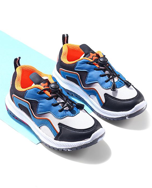 Cute Walk by Babyhug Sneakers - Blue White