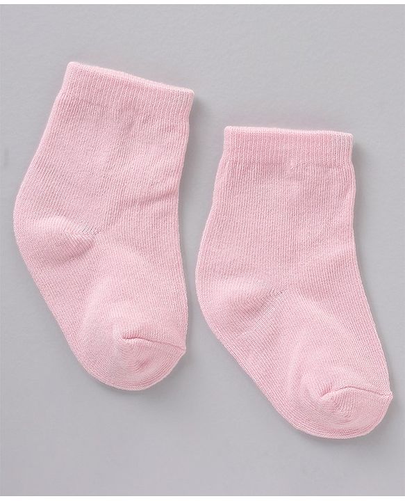 Cute Walk by Babyhug Cotton Knit Regular Length Antibacterial Socks Multiple Designs Pack Of 5 - Multicolour