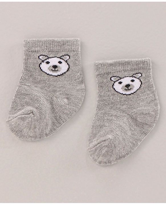 Cute Walk by Babyhug Ankle Length Antibacterial Socks Printed Pack Of 3 - Multicolour