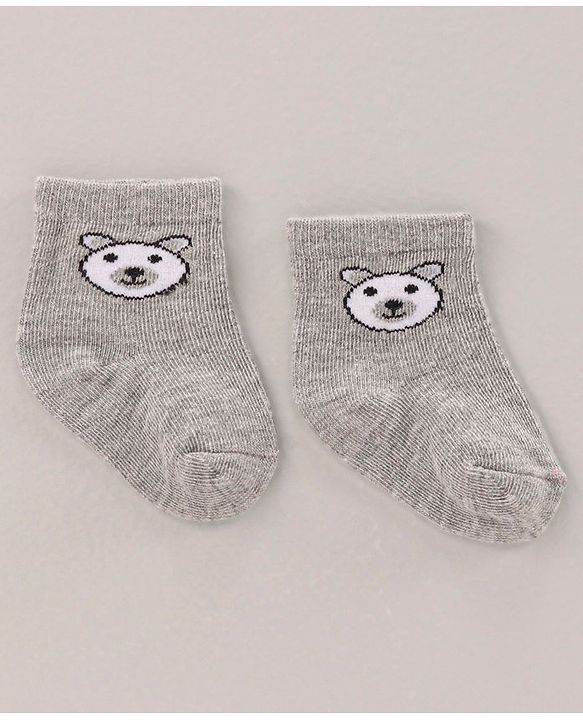 Cute Walk by Babyhug Ankle Length Antibacterial Socks Printed Pack Of 3 - Multicolour