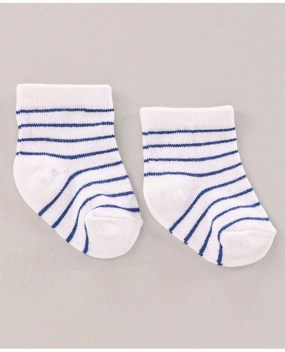 Cute Walk by Babyhug Ankle Length Antibacterial Socks Printed Pack Of 3 - Multicolour