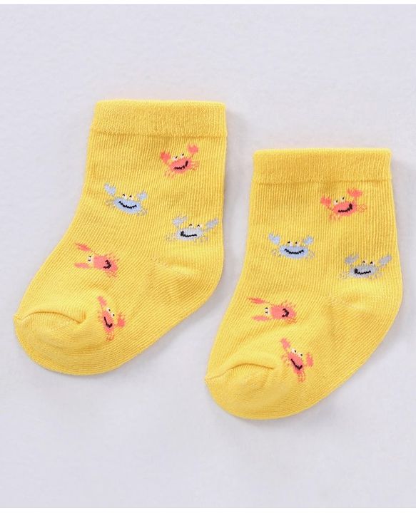 Cute Walk by Babyhug Ankle Length Antibacterial Socks Pack Of 3 - Multicolor