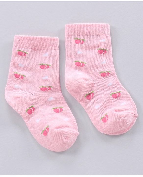 Cute Walk by Babyhug Ankle Length Anti-Bacterial Socks Multi Pattern Pack Of 3 - Multicolor