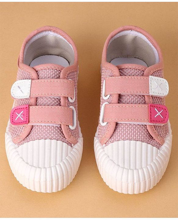 Cute Walk by Babyhug Casual Shoes With Velcro Closure - Pink