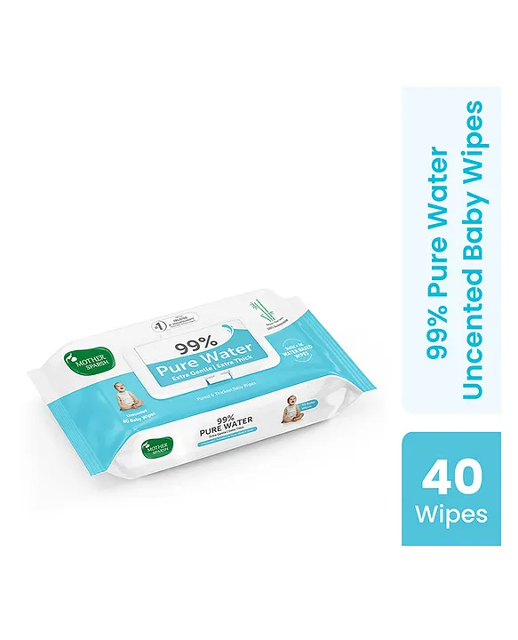 Get 98% Water-Based Wipes With Plant-Based Fabric For All Baby Skin –  Mother Sparsh