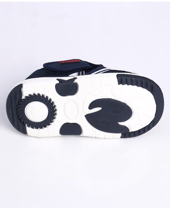 Cute Walk by Babyhug Sandals With Velcro Closure Fries Print- Navy Blue White