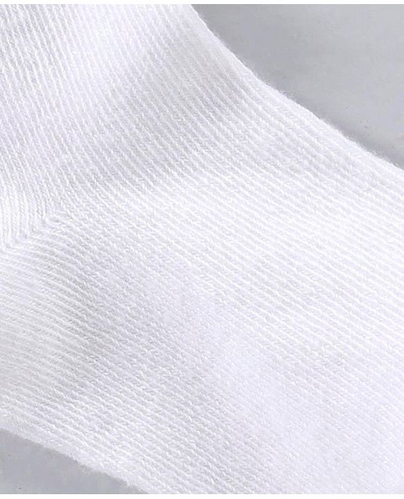 Cute Walk by Babyhug Ankle Length Antibacterial Non Terry Socks Pack Of 3 - White