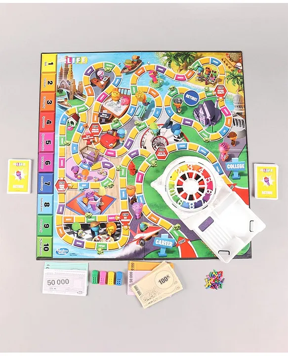 Buy LUCHILA The Game of Life Game Family Board Game for 2-4 Players Indoor Game  for Kids Ages 8 and Up, Multicolor Online at Low Prices in India 