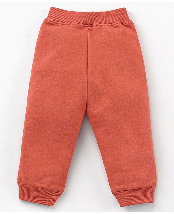 Babyhug Cotton Full Sleeves T-Shirt & Lounge Pants With Hooded Sweatshirt Stripes & Bear Print- White Brown