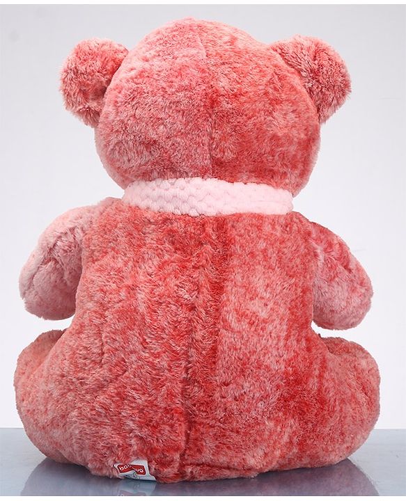 Babyhug Teddy Bear With Muffler Soft Toy - Height 45 cm -Colour May Vary| Cozy Plush Teddy with Stylish Muffler | Fosters Comfort & Emotional Bonding | Soft & Kid-Safe | BIS Certified