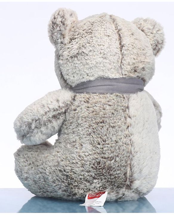 Babyhug Teddy Bear Soft Toy Grey - Height 30 cm