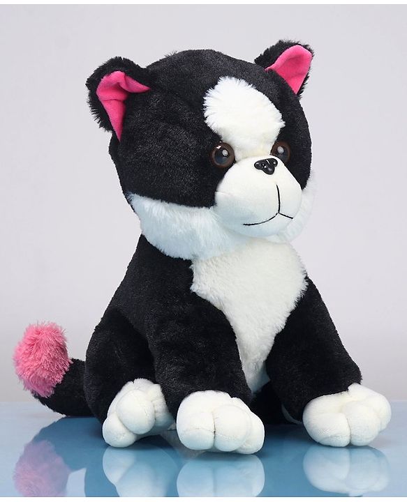 Babyhug Baby Cat Plush Toy - Height 20 cm