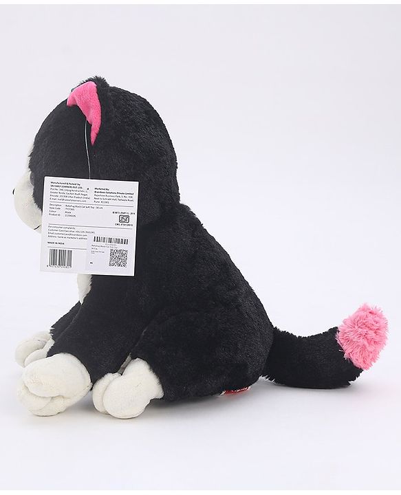 Babyhug Baby Cat Plush Toy - Height 20 cm