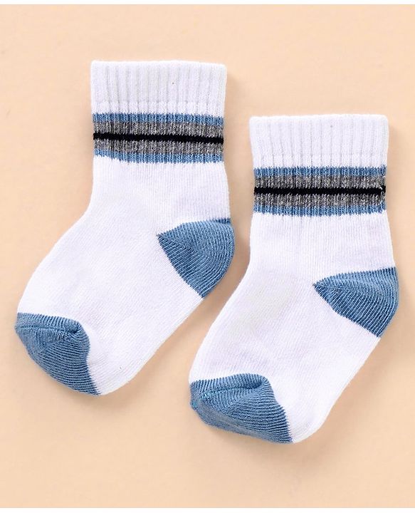 Cutewalk By Babyhug Anti Bacterial Ankle Length Socks Sports Ball Design Pack Of 5- Multicolor