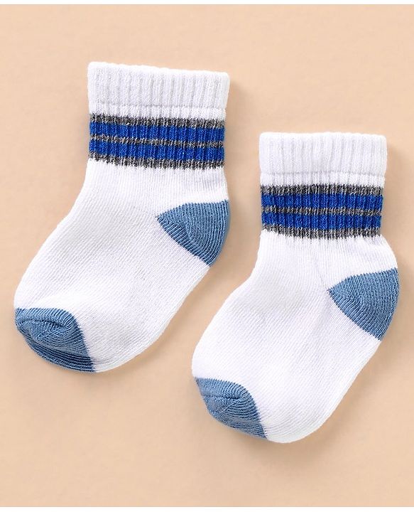 Cutewalk By Babyhug Anti Bacterial Ankle Length Socks Sports Ball Design Pack Of 5- Multicolor