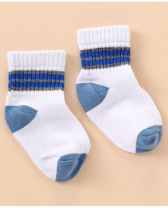 Cutewalk By Babyhug Anti Bacterial Ankle Length Socks Sports Ball Design Pack Of 5- Multicolor