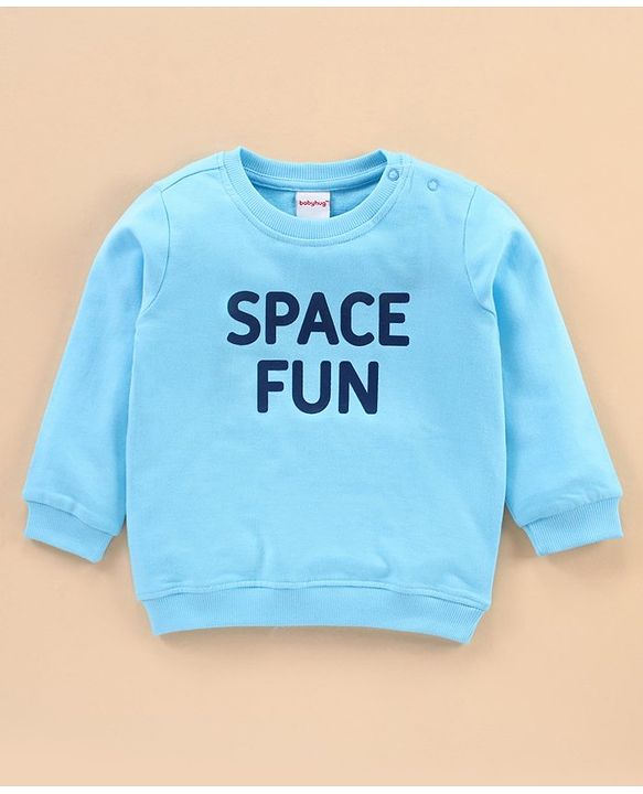 Babyhug Full Sleeves Sweatshirts Printed Pack of 2 - Navy